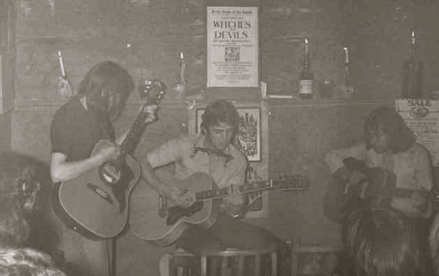 Jeff Bassett playing at a local pub in England